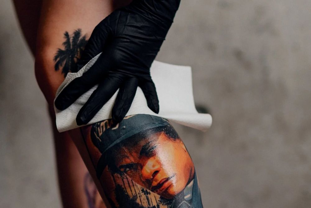 Tattoo Armour - aplikácia podložky 1